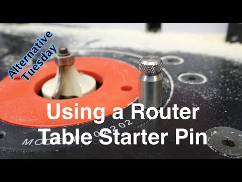 Using a Router Table Starter Pin
