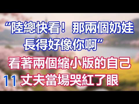 第十一集：“陸總快看！那兩個奶娃，長得好像你啊”，看著兩個縮小版的自己，丈夫當場哭紅了眼