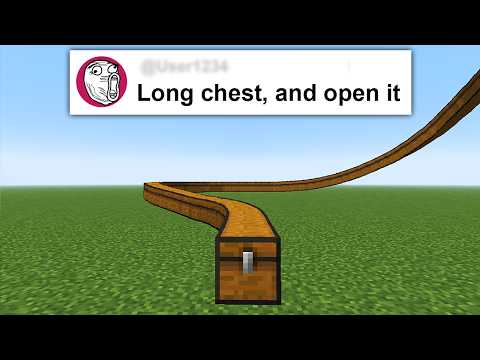 I coded even more of your STUPID ideas in Minecraft
