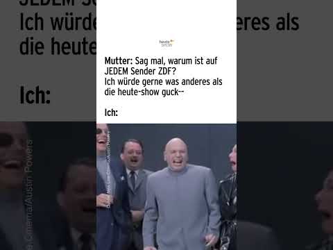 Ich würde gerne was anderes als die heute-show guck-- | heute-show #shorts