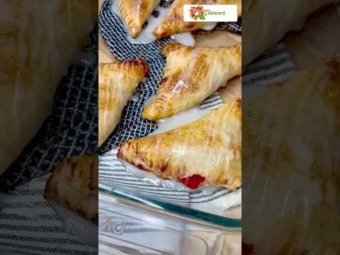 Cherry Turnovers | Easy Cherry Turnovers With Puff Pastry