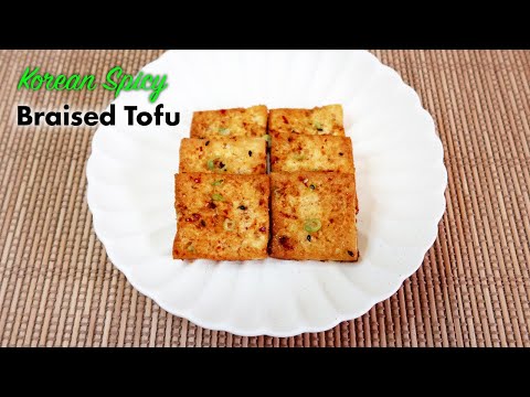 Korean spicy braised tofu – Vegan | Banchan store's best seller | 두부조림