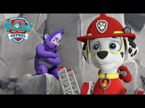 毛毛拯救危險懸崖邊的大怪物！ - PAW Patrol 汪汪隊立大功 - 兒童卡通