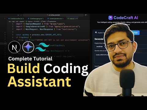 Build Your AI Coding Assistant: Next js, TypeScript, Gemini AI Tutorial | Full Stack AI App Tutorial