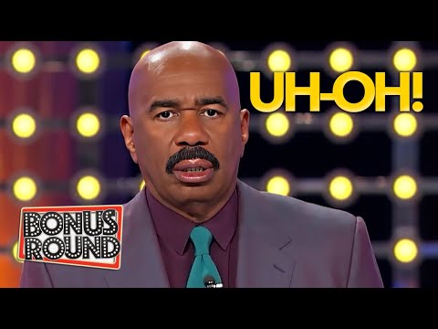 Steve Harvey Gets MOCKED By The Family Feud Board!