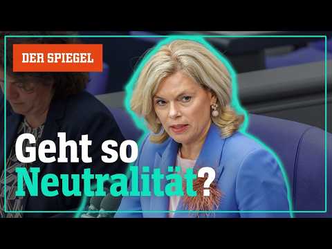 Regenbogenflaggen und Ordnungsrufe: Wie Julia Klöckner den Bundestag leitet – Shortcut | DER SPIEGEL