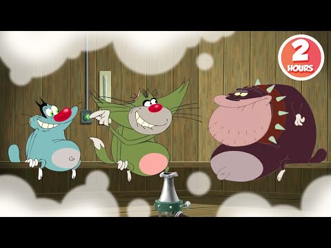 Steam Time! | OGGY TV | 2 Hours Compilation | New Episodes in HD