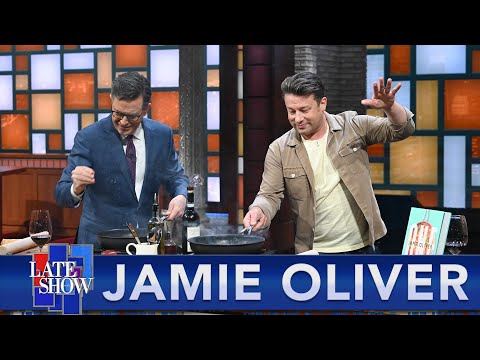 Jamie Oliver Teaches Stephen To Make A One-Pan Wonder