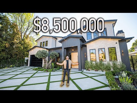 Touring an $8,500,000 Encino Mansion with Your DREAM Basement