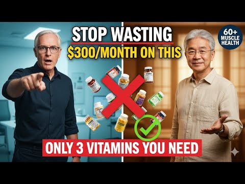 Stop Wasting $300/Month: Only 3 Vitamins Build Muscle After 60 (Doctor Reveals)