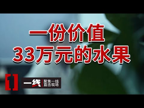 《一线》一份价值33万元的水果！你敢吃吗？20240522