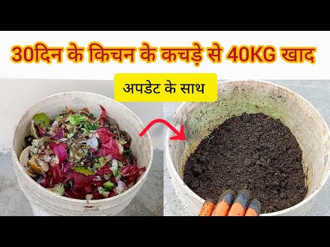 🟢 MAKE COMPOST FERTILIZER FROM KITCHEN WASTE /  KITCHEN WASTE COMPOST UPDATE 🌿