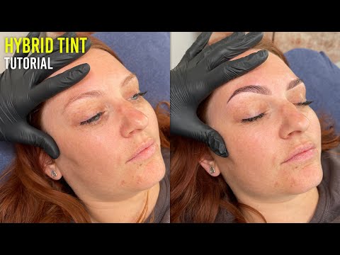 How To Use Hybrid Brow Tint Tutorial