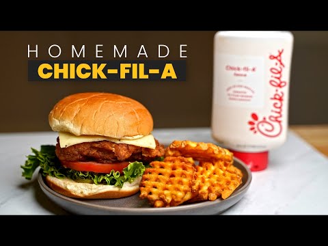 Easy Chick-Fil-A sandwich at Home recipe | copycat Chick-fil-a