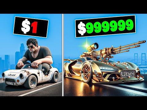 $1 to $1,000,000 Uber Car In GTA 5