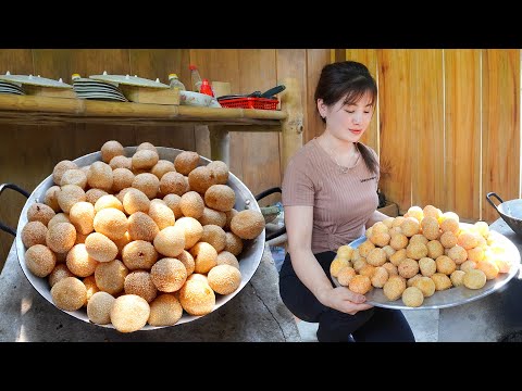 How To Make Doughnuts and Bring Doughnuts Goes To Market Sell | My Bushcraft / Nhất