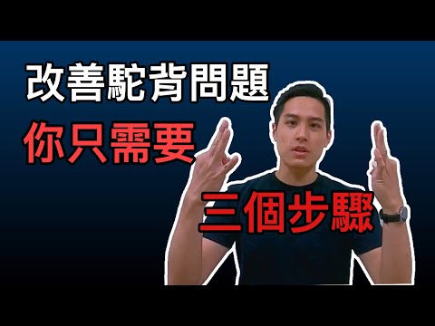 【治療師說給你聽】六週改善駝背圓肩，從裡到外調整姿勢