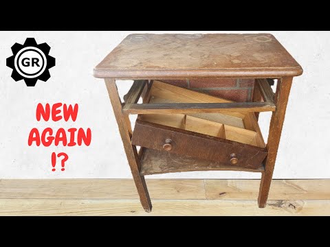 I RESTORED this old console - FURNITURE RESTORATION