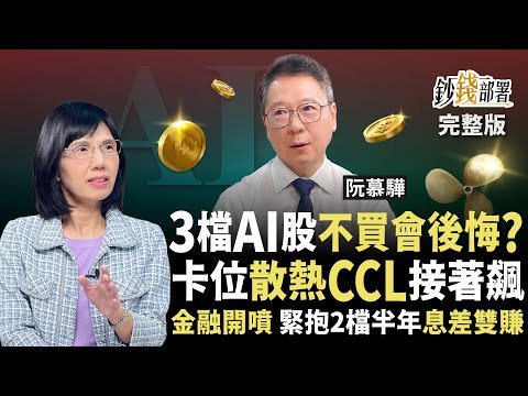 台美牛市還能飆2年？明年必買3檔AI股 散熱CCL接棒噴 金融補漲2檔息差雙賺《鈔錢部署》盧燕俐 ft.阮慕驊 20251218