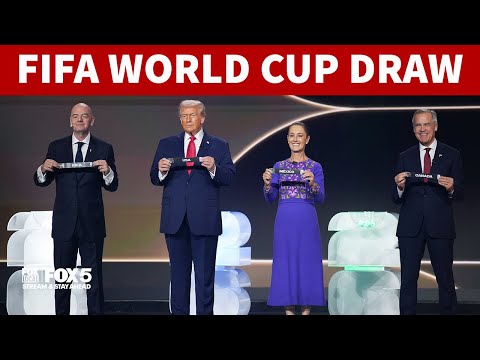 WATCH: President Trump participates in FIFA World Cup draw