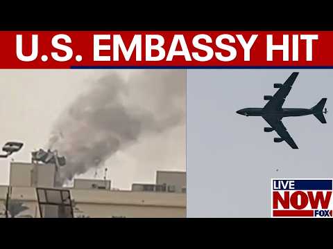 Iran strikes US Embassy compound after US conducts large-scale attack