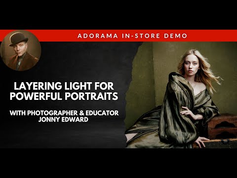 Layering Light for Powerful Portraits with Photographer Jonny Edward | Live Photography Demo