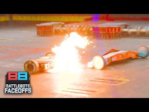 [Full Fight] Wheels Off, Flames On: BattleBot Carnage! | BATTLEBOTS FaceOffs