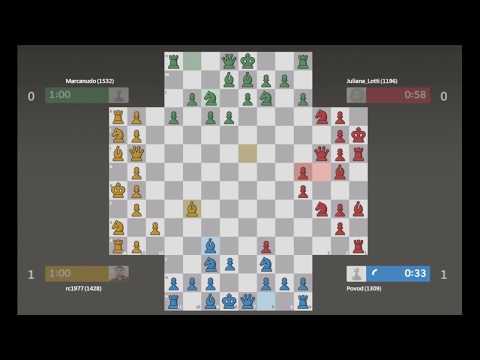 Шахматные развлечения: четверные шахматы