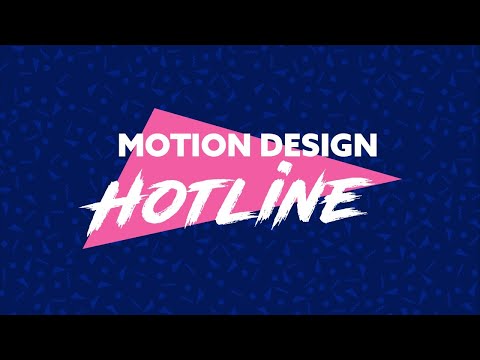 Motion Design Hotline - How'd They Do That? vol. 2
