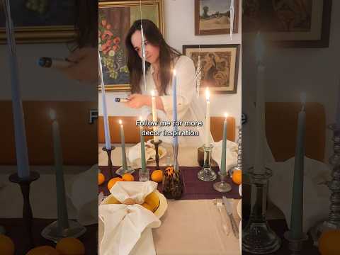 Dining Table Decoration Ideas #vintagedecor #vintagestyle #antiques #tabledecor #tableware