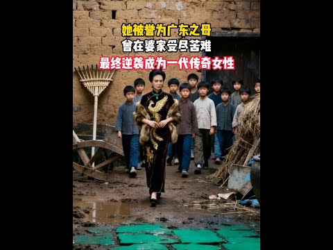 她被誉为广东之母，曾受尽苦难，最终逆袭成为一代传奇女性 #莫秀英 #人物传记 #传奇女性 #名人传记 #女性智慧
