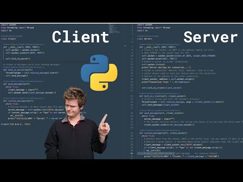 Python Socket Programming - Client Server Messenger