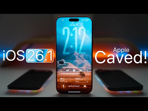iOS 26.1 - Apple Caved!