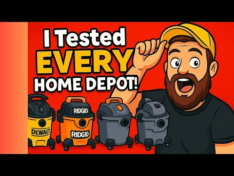 I Bought EVERY Shop Vac at Home Depot… One Surprised Me!