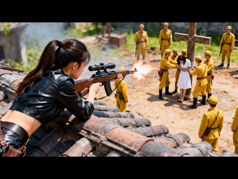 Guerrillas raid execution ground to save captured female soldier, wiping out all Japanese troops!