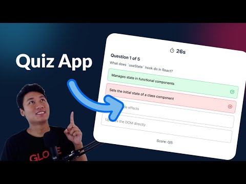 Learn React by Building a Quiz Game - Beginner Project Tutorial