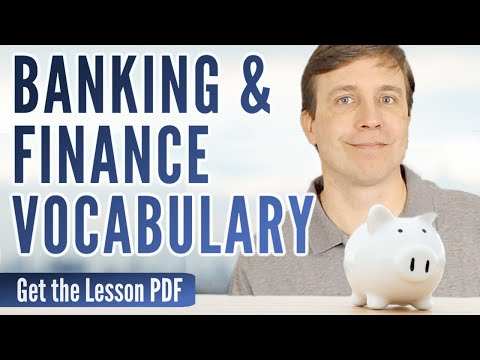 ADVANCED BANKING VOCABULARY 🏦  | Words and phrases you need to know