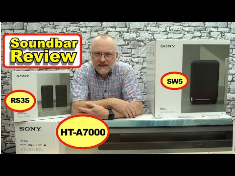 Sony HT-A7000 Soundbar REVIEW : Including SW5 wireless subwoofer & RS3S wireless rears