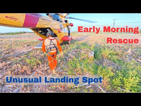 CH 149 Cormorant mission to help out GSAR in a rescue.