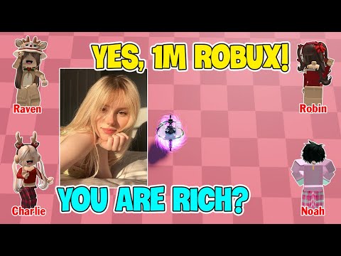 TEXT To Speech Emoji Groupchat Conversations | My New Rich Boyfriend Gave Me 1M Robux