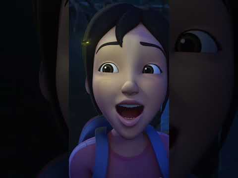 🌛Cantiknya kelip-kelip. Kawan-kawan pernah tengok tak?💡 📱#UpinIpin #shorts