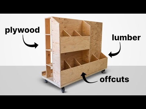 Building a Lumber Storage Cart for my shop