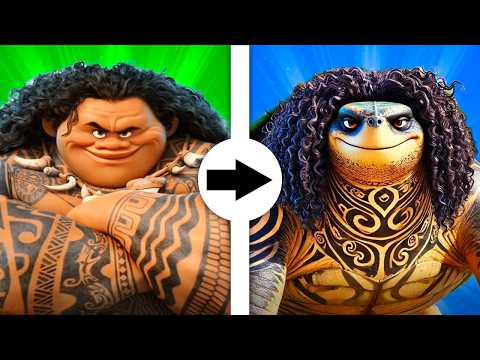 Moana Characters As Sea Creatures