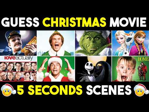 Only 1% Can Guess the CHRISTMAS MOVIE from a 5-Second Scene! 🎬🎄