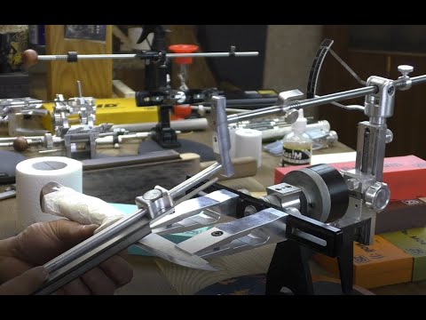 Нож от Романа Каблукова. Сталь s390. Линзовидная заточка. Полная версия.