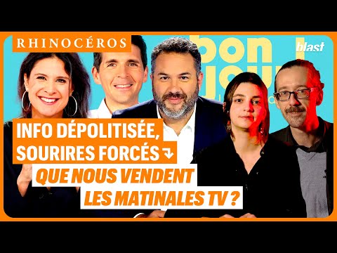 🦏 INFORMATION DÉPOLITISÉE, SOURIRES FORCÉS : QUE NOUS VENDENT LES MATINALES TV ?