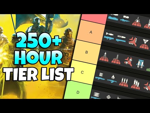 250+ Hour Stratagem Tier List In Helldivers 2