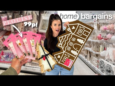 HOME BARGAINS SHOP WITH ME 🛍️ New In November | Christmas 2025, P.Louise Dupe + Pilates Bed Find!