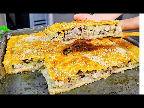 This is the BEST Pie in my LIFE!! Juicy MEAT PIE on Quick PUFF PASTRY Without YEAST