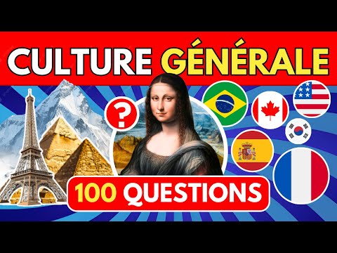 100 QUESTIONS en Français pour TESTER VOTRE NIVEAU 🧠🤯 | Quiz Culture Générale